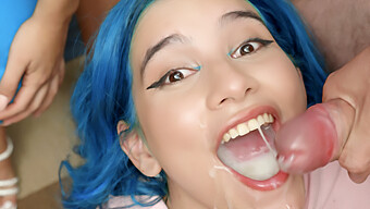 Amazing Latina Teen Takes 64 Cumshots In Mouthful Facial