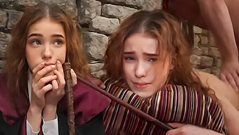 L'Orgasme Intense D'Hermione Granger Avec Martin Spell Dans Cette Vidéo Cosplay Sur Le Thème Du Bdsm