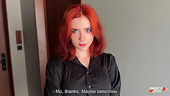 A Stunning Red-Headed Unknown Person Was Denied, But Later Joined Me In My Room For Intimate Activities