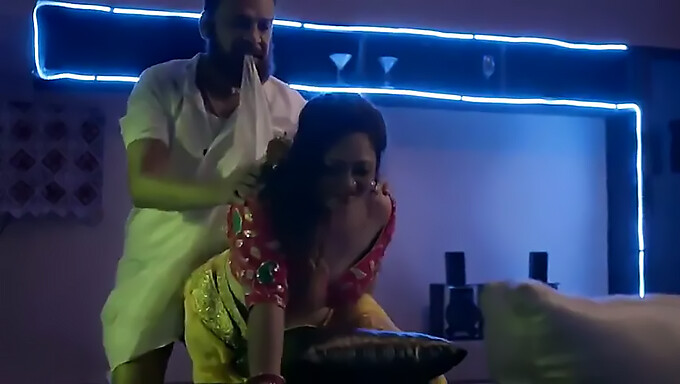 Young Indian Woman Gets Intimate With Muslim Man