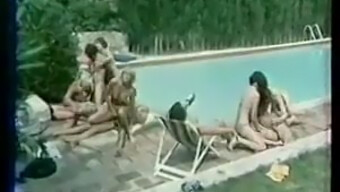 Classic French Nudity In A Retro Orgy From 1978