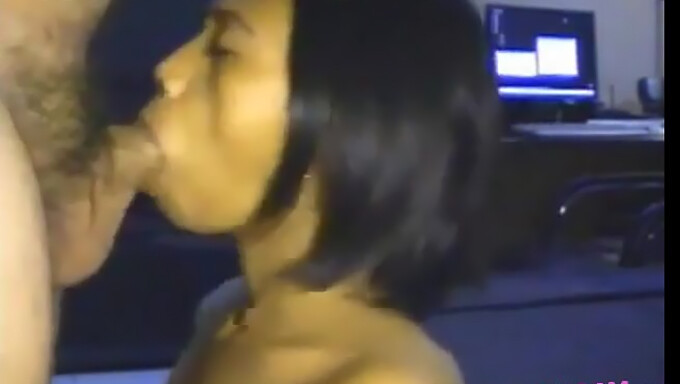 Young Asian Girl Gives A Homemade Blowjob