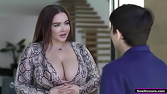 Busty Milf Gets Revenge By Giving A Deepthroat Blowjob To Her Son'S Bully