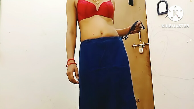 Indian Bhabhi Undresses Revealing Assets And Pleasures Herself