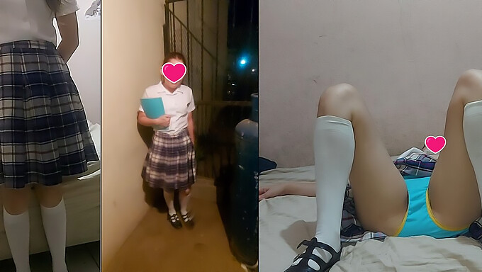 ¡video Amateur De Una Latina Universitaria Por Primera Vez Siendo Follada En Su Habitación Del Dormitorio!