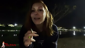 Redhead Interviewed And Fucked In The Middle Of The Street