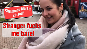 German Teen Gets Raw Dogged By Unknown Guy At Christmas Market