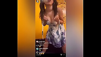 Adolescente Amateur Real En Transmisión En Vivo De Instagram