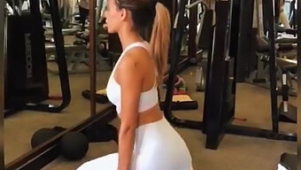 Fitness Enthusiast Madison Grace Reed Flaunts Her Assets In White Workout Gear