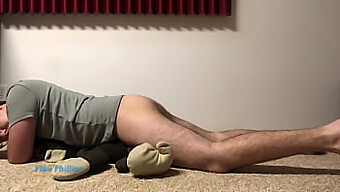 Desperate Solo Boy Masturbates With Stuffed Animal